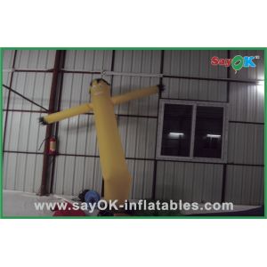 Inflatable Wind Dancer Yellow Mini Inflatable Air Dancer For Advertising With