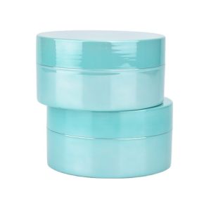 ISO9001 Sunk Bottom 330ml Blue Cosmetic Cream Jar