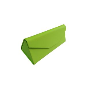 Green Foldable Triangle Storage Glasses Case Sunglasses Packaging Box