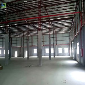 3D Modeling Steel Structure Warehouse Bolted Connection Steel Fire Prevention