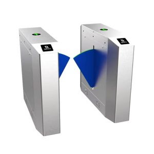 Face Recognition Access Control System Retractable Wing Flap Harga Barrier Gate
