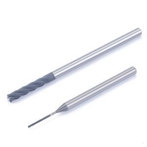 China Diamond Coated Carbide Flat Face End Mill for Graphite Machining on sale
