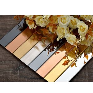 China Stainless Steel U Shape Tile Trim Decorative Inlay Profile For Living Room on sale