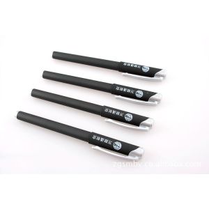 elegant design office gel ink pen, rubber sprayed barrel