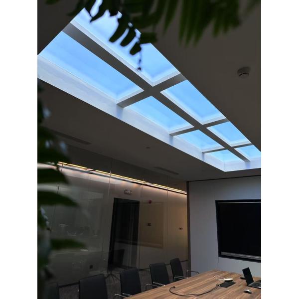 White Light Color Embedded Artificial LED Skylight 12kg Embedded Installation
