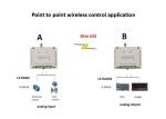2 Channels Wireless I O Module 0-5V Analog Input / Output 433MHz RS485 Interface