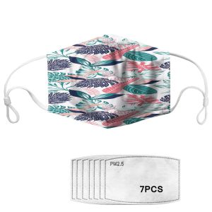 Floral Printing Reusable Face Mask For Virus Protection