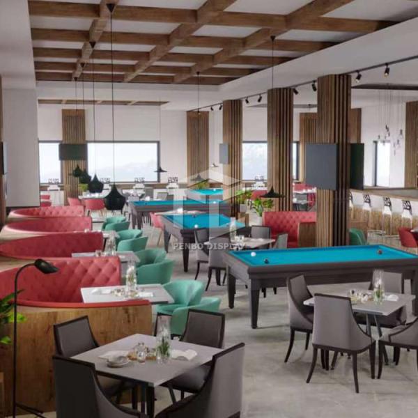 Quality Monomer Design Cafe Interior Design With 12mm Thick MDF wholesale