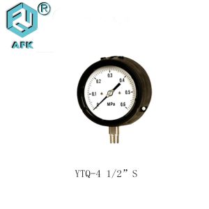 Cheap YTQ-4 1/2&quot; S Gas Line Pressure Test Gauge , IP65 Natural Gas Manometer Gauge for sale