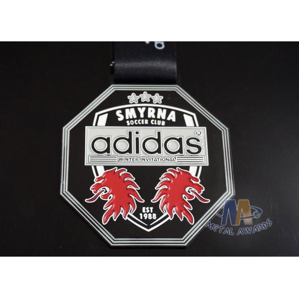 Quality Metal Material Custom Sports Medals Personalized Medallions With Adidas Logo wholesale