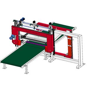 Automatic Dual Blade Horizontal And Vertical PU Foam Sponge CNC Cutting Machine