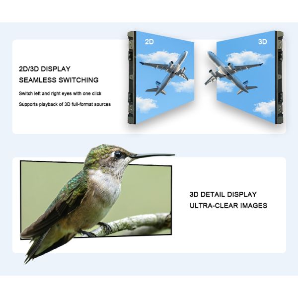 Indoor 3D LED Screen Immersive 3D LED Display Wall Advertising Screen