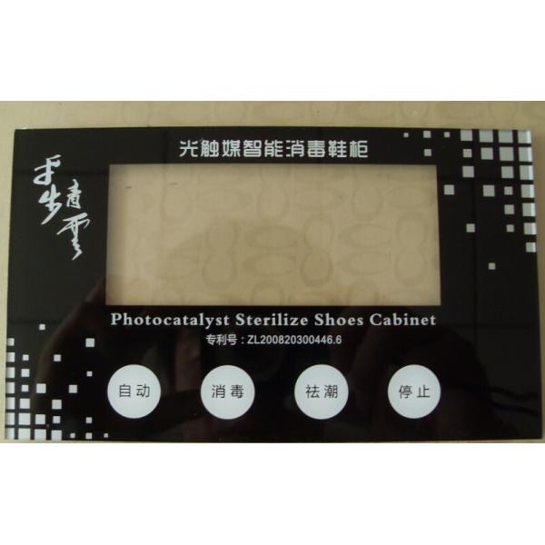 Quality Black Waterproof Membrane Switch Heat Resisting Flexible Remote Control Panel wholesale
