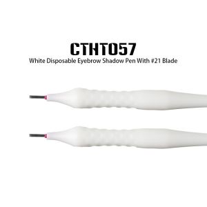 Disposable Manual Tattoo Pen Permanent Makeup Microstroking Pen 21 Round Blade