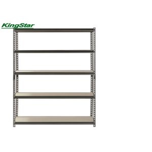 Cheap MDF Floors Boltless Storage Shelving , 5 Shelf Storage Rack System Trouble Free for sale