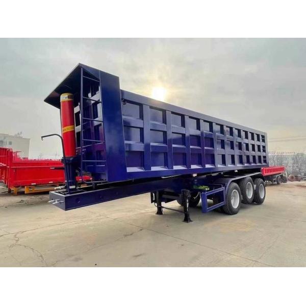 Customization Heavy Mechanical Suspension Dump Trailer for 80ton Ore Transportat
