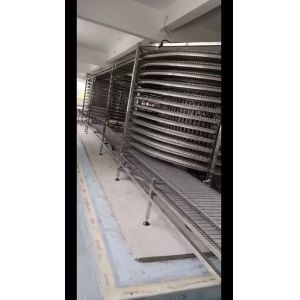 Vertical Spiral Conveyor Cooling Tower for Baking