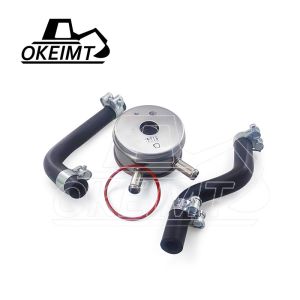 Original and Aftermarket PC130-7 4D95 B3.3 QSB3.3 Engine Parts Oil Cooler Core