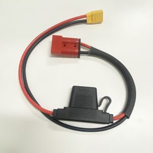 Anderson Connector 50A High Current Connector To Ring Crimp Connector With Cable