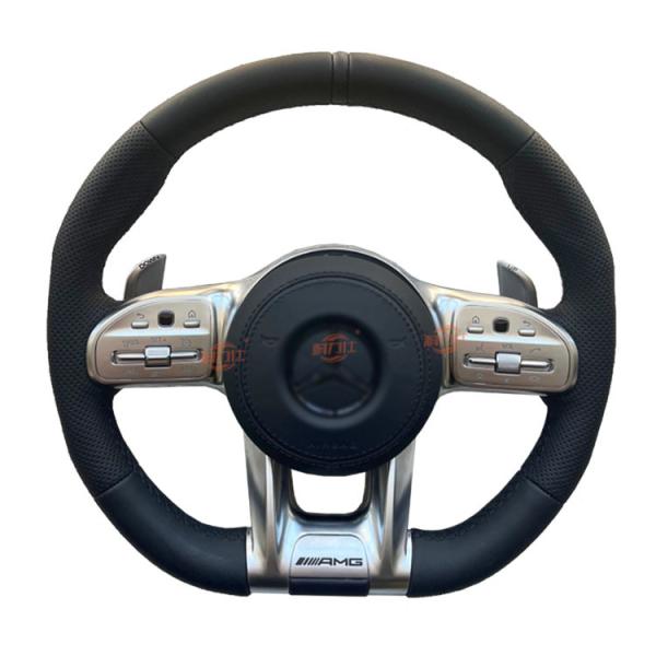 2nd hand Carbon Fiber Auto Steering Wheel Assembly For M-E-Rcedes B-Enz W222 AMG