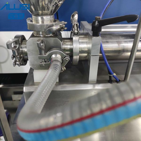 316L Semi Automatic Liquid Filling Machine Pneumatic Pasty Horizontal Piston Filler For Cream Cosmetic