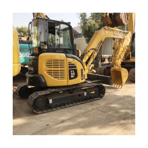 28.5 KW 5 Ton Mini Used Komatsu PC55 Excavator with Thumb from Japan in Good