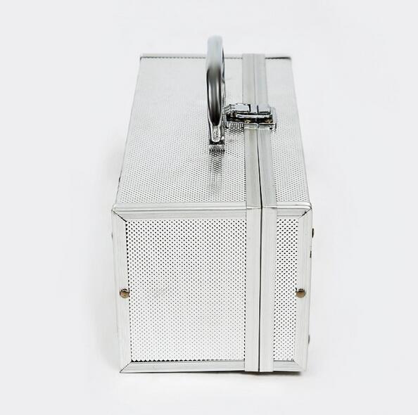 Elegant carrying storage aluminum case for hookah and shisha