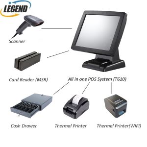 USB Interface Auto Paper Cutter 300mm/ Sec Pos Thermal Receipt Printer