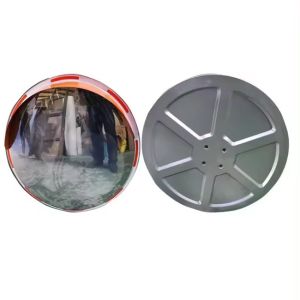 Round Reflective Traffic Convex Concave Mirror Stainless Steel Convex Curved