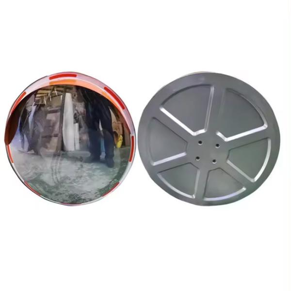 Round Reflective Traffic Convex Concave Mirror Stainless Steel Convex Curved