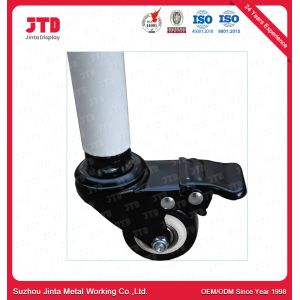 Mini Square Shape Wire Display Shelving With Wheels Height 900mm