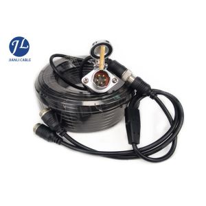 Car Backup Surveillance Camera Extension Cable With Metal 5 Pin Connector