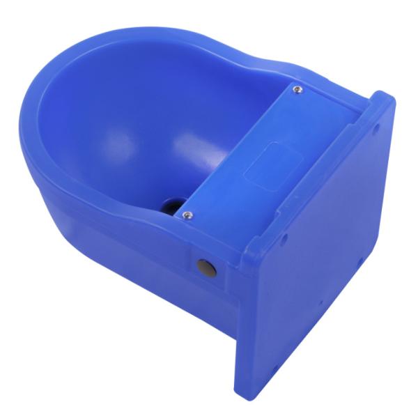 Livestock Water Bowl 2.5 Gallon Capacity Blue and Custom PP Plastic for Cattle