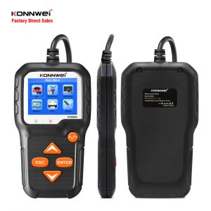 Hand-held 2.4 inch 6-16V Vehicle Battery Test Tool KONNWEI KW650 with update and