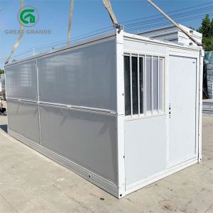 Cheap Grande Mobile Folding Container Home Cabin Hut Office For Construction for sale
