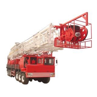 Quality Mobile Drilling Rig 2250kN Static Hook Load 4000m Depth wholesale