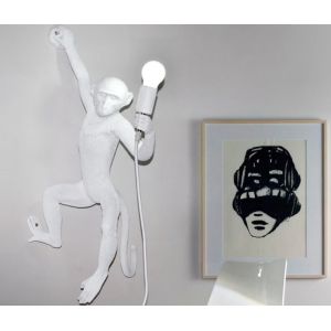 Resin Material Monkey Shape 70*25cm Contemporary Wall Sconces For Hotel