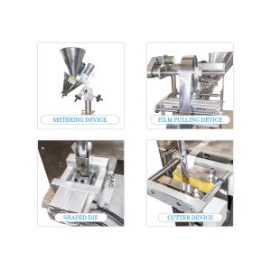 1% Accuracy 2.5KW Honey Irregular Shaped Sachet Packaging Machine 1122mm