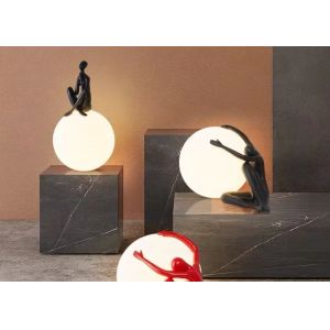 Resin New Original Acrylic Ball Table Lamp Decorative Art Deco Table Lamp