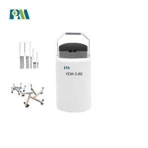 China PROMED Cryogenic Small Capacity Dry Shipper Liquid Nitrogen Tank YDH-3-80 on sale