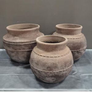 Texture Surface GRC Flower Planters Waterproof And Fireproof For Versatile