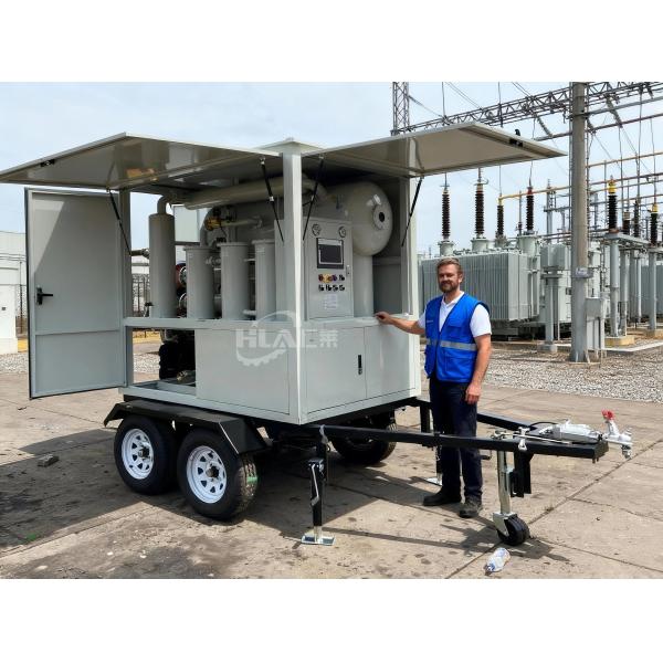 ≤0.4 Mpa Mobile Oil Purifier for Heavy Duty Temperature Range 20-80C Automatic
