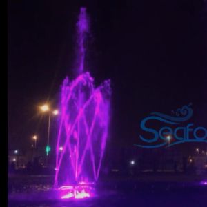 Customized Size Waterscape Laser Water Screen Movie Show Fountain ISO CE