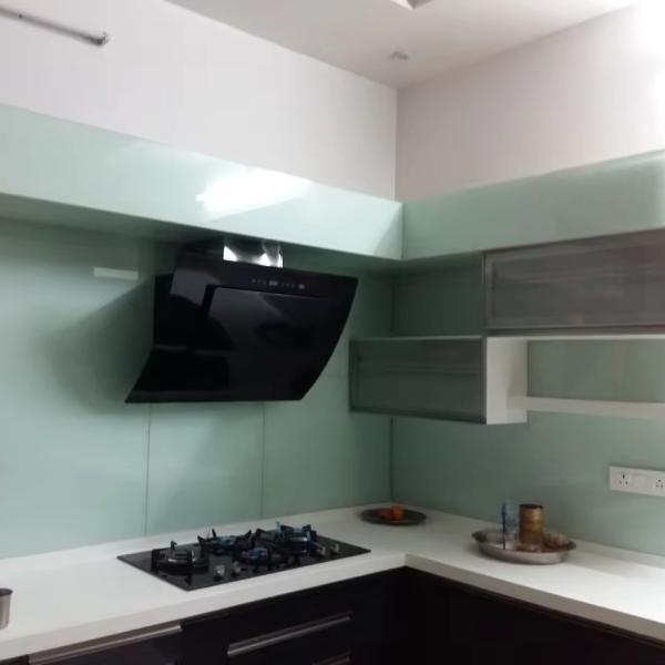 Quality Industrial Technique Painted Glass for Kitchen Splashback Decorative Lacquered Glass wholesale