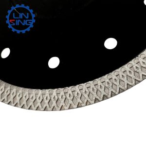 6 1/2in Blade Length Diamond Mesh Turbo Cutting Blade Disc for Heavy Duty and