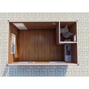 Prefabricated Building Warehouse With PVC Sliding Window In Shandong