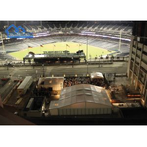 China Outdoor Customized Alunimun Sports Hospitality Suite Double Decker Lounge Event Tent on sale