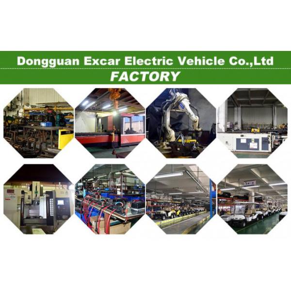 4 seats electric golf car Lithium battery in 2 seats with 2 flip seats golf cart 7