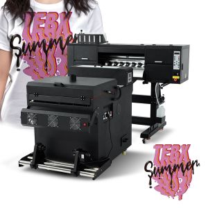 Multicolor 60cm DTF Printer with Shaker Dryer Oven and Double Head I3200 Print