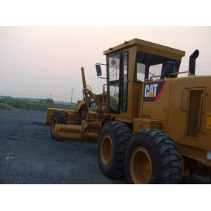 4.162kw Engine Used Motor Grader 140h , Caterpillar Heavy Equipment With Ripper